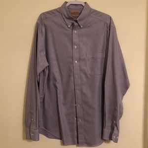 round tree and york gold label button down shirt